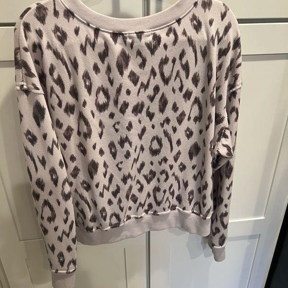 Lavendar and grey sweatshirt by Michael Stars - Picture 4 of 6